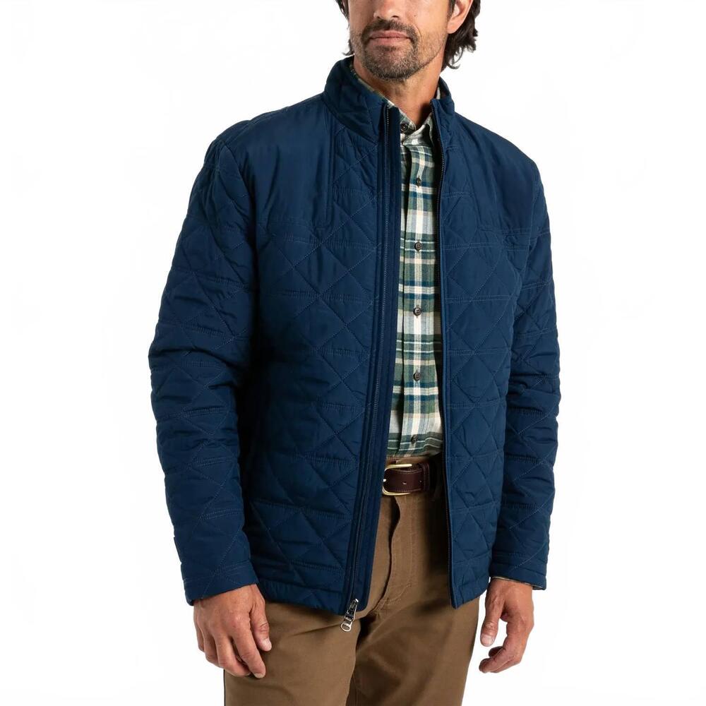 NEW DUCK HEAD fremont performance quilted jacket in royal navy